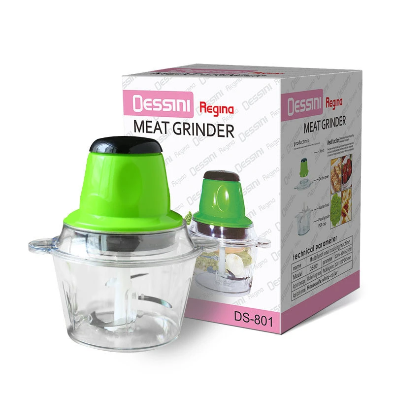Kitchen Multifunction 2l Automatic Glass Electric Meat Grinders Vegetable Chopper Food Processor