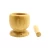 Import Kitchen supplies raw wood handmade bamboo mortar and pestle from China