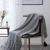 Import Knitted Simple Cotton Nordic Style  Cable Knit Throw With Tassel Ball size 130 x160cm from China