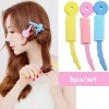 Korea Hot sale magic hair curl sponge 3pcs twist hair styling set rollers