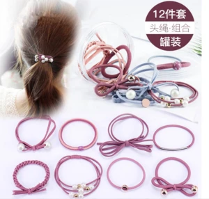 Korean style sweet and simple girls hair ring  elastic hair bands