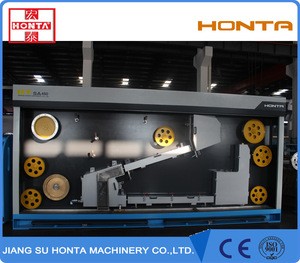 Kunshan HONTA factory 8mm Rod Breakdown copper Wire Drawing Machine and Cable Manufacturing Equipment