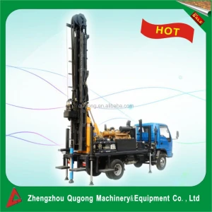 KW20 truck mounted water well drilling rig/work with air compressor or mud pump