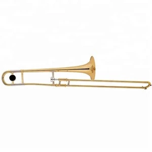Lacquer Finish Bb key Popular trombone Brass Instrument