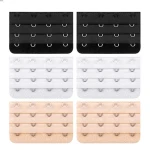 Lady Garment Accessories Nylon 3&4 Hooks  Bra Hook And Eye Back Bra Extender