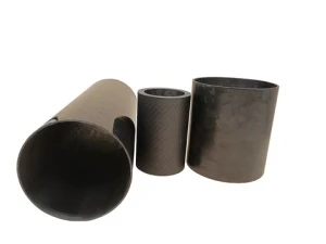 Large Diameter  Big-inch Tube Carbon Fiber Solid CNC Pipe Customized Size 3k Weave Plain/Twill/Unidirectional  Glossy Matte