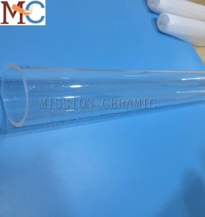 Large Diameter Customized Sizes Quartz Glass Tube
