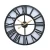 Import Large size Retro round metal 24 hour analog clock led digital clock from China