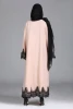 Latest Designs Fashion Kaftan Muslim Women Chiffon Maxi Long Sleeve Muslim Dress
