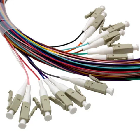 Buy Lc Upc 12 Fibers Multimode Unjacketed 0.9mm Color-coded Fiber Optic ...