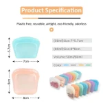 Leak-proof LFGB food-grade Small Silicone Bag Multifunctional Silicone Coin Purse Headphone Bag Medicine Bag