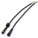 LED Outdoor Lighting Sensor Circular XLR 3 Way Wire Connectors