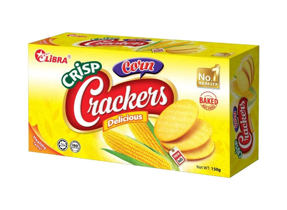 Libra Round Biscuits Thin Biscuit Halal Cookies Oem Corn Cracker