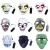 Import light up face party masks led mask Halloween from China