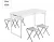 Import Lightweight outdoor portable folding picnic table outdoor easy carrying dinning table outdoor suitcase table from China