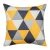 Linen Cotton geometric design non woven custom  pillow case for decor