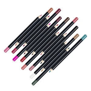 Lip liner 3 in 1 function Eyeliner line available 16 color lip pencil pen No LOGO