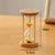 Import little sand clock watch sand timer hourglass with wooden case desk decor from China