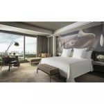 livingroom /bedroom hotel furniture design and manufacture  luxury melamine/veneer hotel furniture