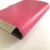 Import loose leaf 6 ring binder pink journal travel dairy leather planner notebook cover with debossed from China
