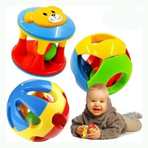 Lovely Rattles Plastic Baby Toys Hand Shake Bell Ring Toys Educational Toys