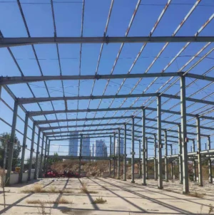 Low cost industrial Customized Space frame steel structure for Warehouse/Workshop/Hangar