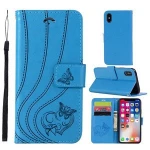 Low MOQ Flip Leather Wallet Case for iPhone X Mobile Phone Accessories