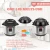 Low price 5/6/810/12L Instant cooking Pot  Multi-use 2 in 1 Air crisp fryer Electric Pressure Cooker
