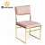 Import Low price gold stainless steel velvet hotel banquet chairs from China