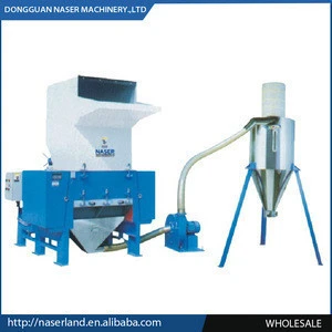 low price plastic crusher with extra suction blower and cyclone silo made in China
