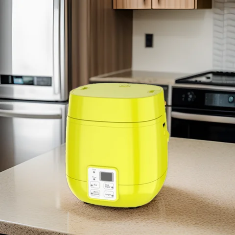 Buy Low Sugar Mini Rice Cooker Yellow 1.2l Ceramic Oil 4in1 Intelligent ...