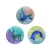 Import Luffy 3PC Decorative Tableware Plate Printing Blue Sea Animal Hand Painted Art Glass Dishes for Kitchen and Themed Restaurant from China