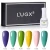 Import LUGX 2021 high-end nail salon professional product set private label OEM 15ml 126 colors uv gel nail polish from China