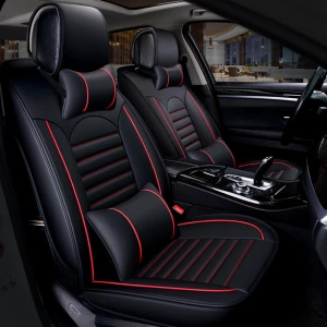 Luxurious Universal PU leather 5d car seats cover