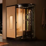 Luxury Home Appliances steam shower sauna combined with stove