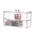 Import M-8027C 2 Layers Clear Acrylic Makeup  Brush Holder Cotton Container Cosmetic Organizer with Lid from China