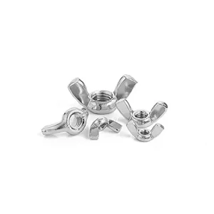 M6 Wing Nuts 304 316 Stainless Steel Fasteners Parts Screws Hand Twist Tighten Ear Butterfly Nuts