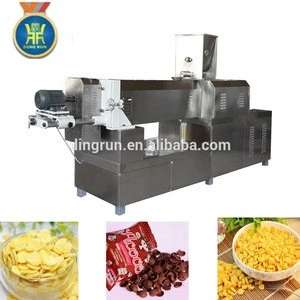 Machine to make corn flakes breakfast cereals