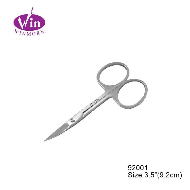makeup manicure cuticle eyebrow scissors with stainless steel curved blades scissors