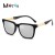 Import Man oversize big square Sunglasses metal frame high quality TAC Blue lens P105 fashion Polarized Sunglasses for driving from China