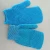 Import Manufacture Bath Scrubber Nylon Shower jacquard Bath Gloves Exfoliating Gloves fingerless mitten bath gloves haling hands from China