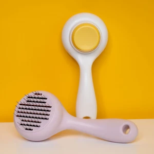 Manufacture Wholesale Custom One Botton Hair Removal Pet Grooming Tool Pet Comb