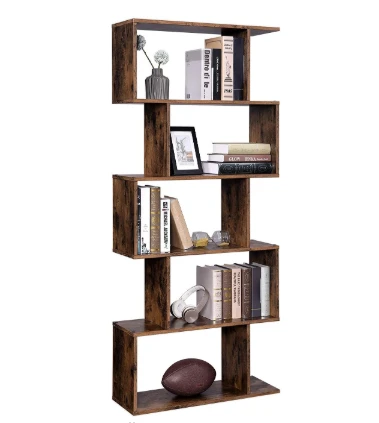 Manufacturer  Modern simplistic style  Wooden Bookcase Display Shelf with 5-Tier Bookshelf