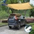 Import Manufacturer produce shade sail 100% virgin HDPE + UV  protection triangle or square sunshade sail 5 years using life from China