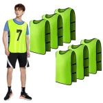 Manufacturers Supply Custom breathable Scrimmage Training Vests Sports Mesh Pennies Blank Soccer Bibs