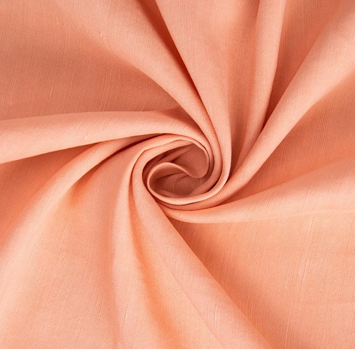 Many Colors In Stock Cupro Viscose Linen Fabric Garment Fabric