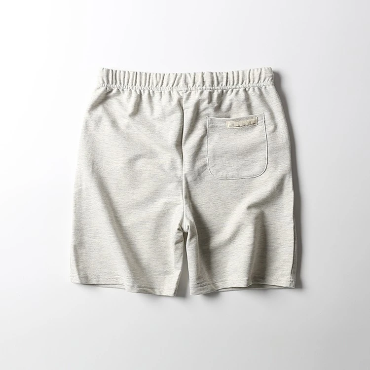 mens grey cotton sweat shorts fitness