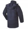 Mens padded quilt working hooded Coat Winter padded Sherpa Parka Detachable Hood working Sherpa Coat Hooded Padded Overcoat
