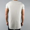 Mens split muscle t shirts plain clothing