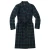 Import Mens Washable Plaid Wool Bathrobe with Three Patch Pockets Turn-back Cuffs and Self Belt Fleece Peignoir from China